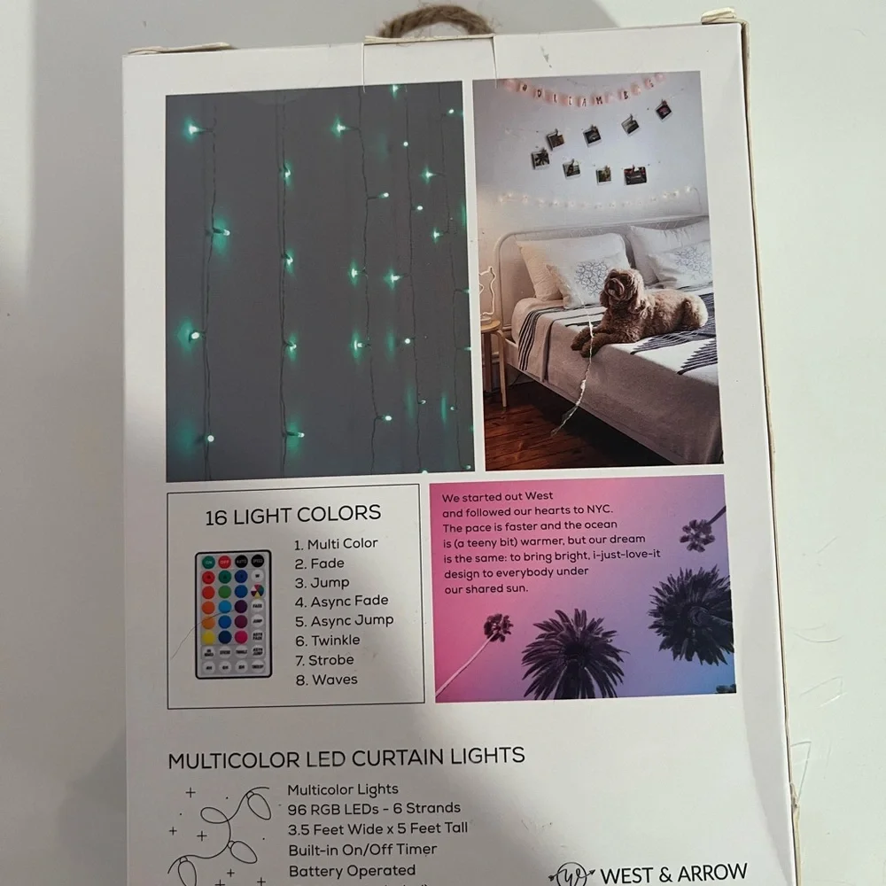 Multicolor LED Curtain Lights